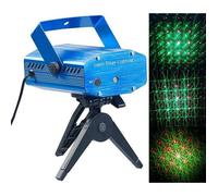 Lunartec Projecteur laser effet ciel étoilé vert/rouge avec mouvements au rythme de la musique