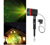 Projecteur Laser Extérieur Rouge et Vert - VINSIC - Etoiles Dynamiques - Etanche IP44
