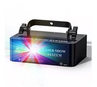 Projecteur laser RGB pour DJ, effet disco, DMX, stroboscope, éclairage fête/club/scène
