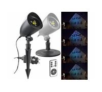 Lunartec : Projecteur laser RVB télécommandé avec effet ciel étoilé LP-350