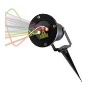 Projecteur laser WI-LIGHT avec 1000 points statiques verts et rouges + LED bleu LASER200 - Noir