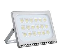 Projecteur LED 100 W blanc froid, projecteur LED très lumineux, projecteur extérieur, IP65 étanche 6000 K blanc lumière du jour, idéal pour éclairage mural extérieur pour jardin, garage, hôtel, etc.