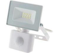 Projecteur led 10w 900lm blanc - ip65 - avec detecteur Zenitech 499981