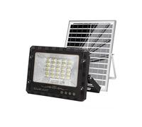Avizar Projecteur LED 12.5W Extérieur 9000K avec Panneau Solaire 15W Noir