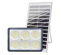 Projecteur LED 15W Extérieur 9000K avec Panneau Solaire 12W Gris