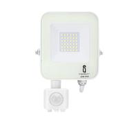 Projecteur LED 20 W 1800 lm 6500 K IP65 pour éclairage extérieur, sécurité et décoration en extérieur.