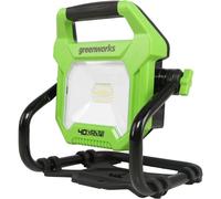 Greenworks Lampe de travail G40WL - Hybride CA/CC 2000 lm, 2 réglages, sans batterie ni chargeur