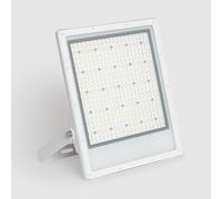 LEDKIA LIGHTING Projecteur LED 200W Dimmable TRIAC 170 lm/W IP65 ELEGANCE Slim PRO Blanc pour jardin, terrasse, patio, 3000K 90º Blanc chaud
