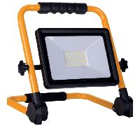 Projecteur LED 30W pour Chantier IP65 Portable + 3M de câble - Blanc Froid 6000K - 8000K