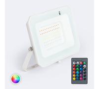 Projecteur LED 50W IP65 RGBW avec Télécommande IR RGB