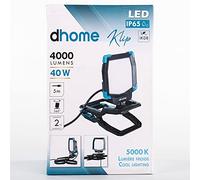 Projecteur LED à brancher Klip Dhome - 40 W - 4000 lm - 5000 K - IP65 - Base clipsable