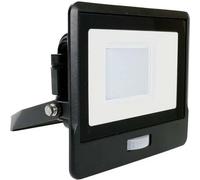Projecteur LED avec capteur PIR - noir - Samsung - IP65 - 30W - 2340 lumens - 3000K - 5 ans
