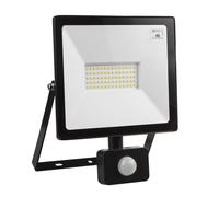 Projecteur LED avec détecteur de mouvement PIR Maclean slim IP44 résistant aux éclaboussures (50W, blanc chaud 3000K) G