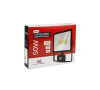 Projecteur LED avec détecteur de mouvement Maclean slim 50W 4000lm couleur blanc [EEK: F]