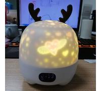 Projecteur led avec haut-parleur Bluetooth, nouveau modèle, ciel, crépuscule, étoile, océan, vagues, noël