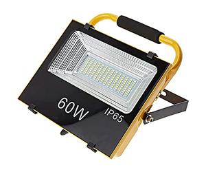 Projecteur LED batterie lumière d'urgence sortie USB chargeur Jaune/noir