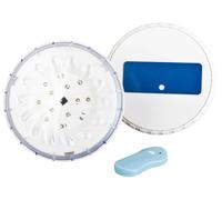 Lot de 2 Projecteurs LED blanc avec télécommande