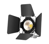 Projecteur LED COB 200W, PAR LED DMX 2-en-1 blanc chaud/froid | Aluminium, lampe stroboscopique, variateur 0-100 %, 6CH, concert, DJ, mariage, théâtre, activation sonore, mode auto