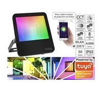 Luminea Projecteur LED connecté - 50 W - 3750 lm - RVB CCT Home Control