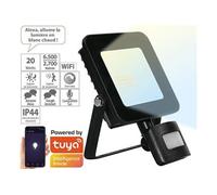 Luminea Home Control Projecteur LED connecté CCT - capteur de mouvement - 20 W - 1600 lm