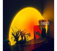 Projecteur Led Couleur Arc-En-Ciel Avec Port Usb, Luminaire Décoratif D'intérieur, Idéal Pour Une Chambre À Coucher, Un Café Ou Une Table D'appoint