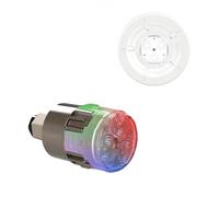 Projecteur led couleur mini-brio x15 avec enjoliveur mini-chroma blanc - Ccei