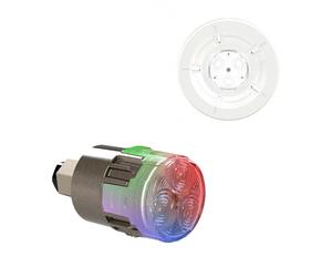 Projecteur led couleur mini-brio x15 avec enjoliveur mini-chroma blanc - Ccei