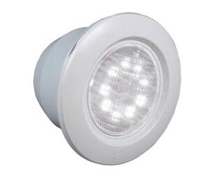Projecteur LED CrystaLogic® III LED blanche pour piscine liner - Collerette gris pale