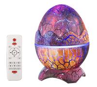 Projecteur LED de galaxie ¿uf de dinosaure, haut-parleur Bluetooth avec bruit blanc, pour décor de fête