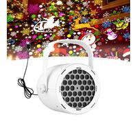 Projecteur LED de Noël, Lumières de Noël extérieures, Motifs festifs et amusants, Alimentation USB polyvalente for salon, fêtes de fin d'année, intérieur et extérieur(Christmas-B)