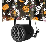 Projecteur LED de Noël, Lumières de Noël extérieures, Motifs festifs et amusants, Alimentation USB polyvalente for salon, fêtes de fin d'année, intérieur et extérieur(Halloween-A)