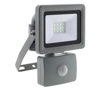Projecteur LED 10W Gris - Avec détecteur de mouvement - - IP44