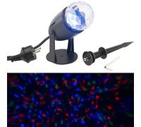 Projecteur LED disco 3 W à motifs mobiles et 3 coloris [Lunartec]