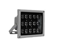Projecteur LED, Distance IR 100m, 15 LED, Lumière Infrarou IR, Caméra De Vidéosurveillance, Vision Nocturne, Lumière De Remplissa IR For Caméra De Sécurité CCTV Éclairage extérieur pour garage, facile