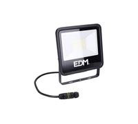 Projecteur LED EDM Noir 50 W 4000 Lm 6400K