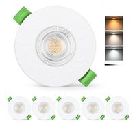 Projecteur LED Encastré 230V Dimmable 3CCT IP65 Spot de Plafond 60-75mm