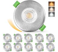 Projecteur LED Encastré 230V Dimmable 3CCT IP65 Spot de Plafond 60-75mm