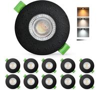 Projecteur LED Encastré 230V Dimmable 3CCT IP65 Spot de Plafond 60-75mm