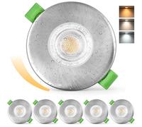 Projecteur LED Encastré 230V Dimmable 3CCT IP65 Spot de Plafond 60-75mm