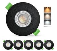 Projecteur LED Encastré 230V Dimmable 3CCT IP65 Spot de Plafond 60-75mm