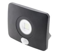 Projecteur LED étanche 20W avec détecteur noir