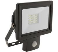 Projecteur LED étanche 30W Noir avec détecteur - Elexity