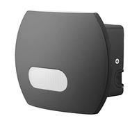 Maclean Applique LED PIR 20W 1200 lm détecteur crépusculaire IP65 extérieure noir