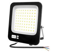 Projecteur LED Extérieur 50W,Fosingut Spot LED Extérieur IP66 Etanche Luminaire Exterieur de Sécurité,3000K Blanc Chaud Super Lumineux Eclairage Exterieur Murale pour Cour,Jardin,Garage,Patio,Entrée