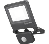 LEDVANCE Projecteurs LED, luminaires pour applications extérieures, blanc froid, capteur de lumière du jour et de mouvement intégré, capteur d'inondation Endura, 20 Watt