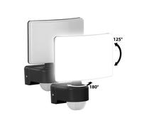 Projecteur LED extérieur - Lunartec - 2200 lm - Détecteur de mouvement PIR - Blanc chaud - IP65