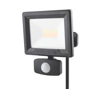 Projecteur LED extérieur noir Luceco Essence avec détecteur 4000K IP65 2000lm