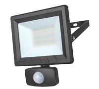 Projecteur LED extérieur noir Luceco Essence avec détecteur 4000K IP65 2400lm