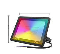 Projecteur LED extérieur, Tuya smart wifi LED Livre à l'intervalle 3 0W 50W 100W Changement de couleur LED Inonder la lumière IP66 RVB Contrôle de vioce blanc frais chaud Pour les jardins et les cours