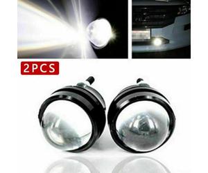 Projecteur LED Fish Eye 5W 6000K pour drl Projecteur LED Fish | Lentille pour optique 3x, émetteur XB-E 5W, xenon 6000K, idéal feux de pour jour, installation facile